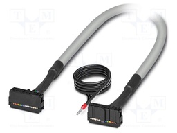 Ribbon cable with IDC connectors; Contacts ph: 2.54mm; 4m; 26AWG