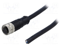 Plug; M12; PIN: 5; female; B code-Profibus; IP65/IP67; 60V; 4A; 1m