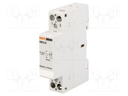 Contactor: 2-pole installation; NO x2; 220÷230VAC; 220÷230VDC