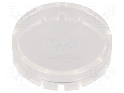 Actuator lens; transparent; Face dim: Ø19.7mm; H: 6mm