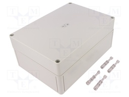 Enclosure: multipurpose; X: 180mm; Y: 254mm; Z: 111mm; TK PS; grey