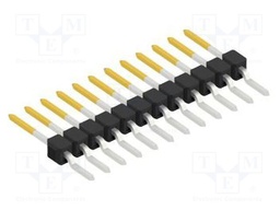 Connector: pin strips; pin header; male; PIN: 12; 2.54mm; SMT; 1x12