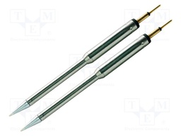 Tip; chisel; 0.6mm; 357°C; for hot tweezers; 2pcs; UltraFine