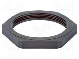 Nut; NPT3/4"; polyamide; UL94V-0; D: 7mm; Spanner: 32mm; grey