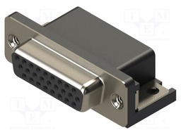 Connector: D-Sub HD; PIN: 26; socket; female; straight; THT; MHHDR