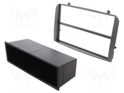 Radio mounting frame; Alfa Romeo; 2 ISO; black