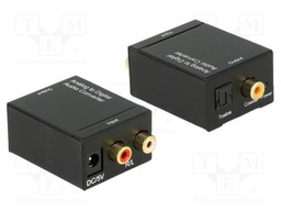 Analog-to-digital converter; Out: RCA socket,Toslink socket