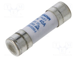 Fuse: fuse; gPV; 40A; 1kVDC; cylindrical; 14x51mm
