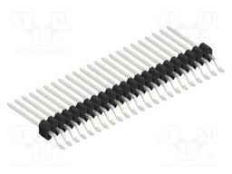 Connector: pin strips; pin header; male; PIN: 23; 1.27mm; SMT; 1x23
