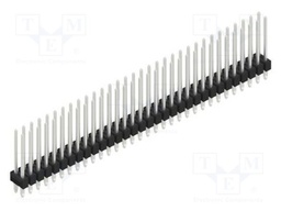 Connector: pin strips; pin header; male; PIN: 64; 2.54mm; THT; 2x32
