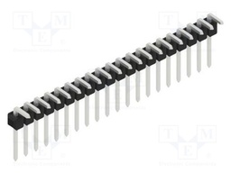 Connector: pin strips; pin header; male; PIN: 20; 2.54mm; THT; 1x20