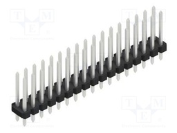 Connector: pin strips; pin header; male; PIN: 34; 2.54mm; THT; 2x17