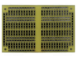 Board: universal; single sided,prototyping; W: 50mm; L: 74mm