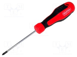 Screwdriver; Phillips; Size: PH0; 75mm