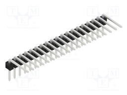Connector: pin strips; pin header; male; PIN: 19; 2.54mm; THT; 1x19