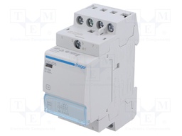 Contactor: 4-pole installation; 25A; 24VAC; NO x4; DIN; -10÷50°C