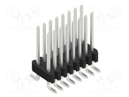 Connector: pin strips; pin header; male; PIN: 16; 1.27mm; SMT; 2x8