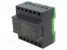 Transformer: mains; 50VA; 400VAC; 24V; Leads: terminal block; IP30