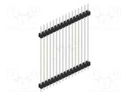 Connector: pin strips; pin header; male; PIN: 16; 2.54mm; THT; 1x16
