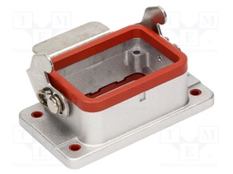 Enclosure: for Han connectors; Han HT (High Temp); size 6B; IP65