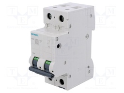 Circuit Breaker, MCB, 5SL4, 2P, 10 kA, 400 V, 4 A