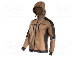 Sweatshirt; Size: XXXL; brown-black; multi use,slim-fit; 270g/m2