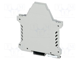 Enclosure base; with FE contact; grey; UL94V-0; ME 12,5; Y: 99mm