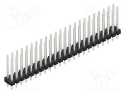 Connector: pin strips; pin header; male; PIN: 46; 2.54mm; THT; 2x23