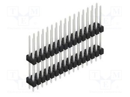 Connector: pin strips; pin header; male; PIN: 32; 2.54mm; THT; 2x16