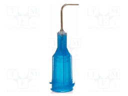 Needle: steel; 0.5"; Size: 22; bent at 90°; Mounting: Luer Lock