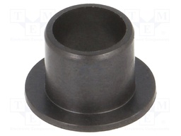 Bearing: sleeve bearing; with flange; Øout: 10mm; Øint: 8mm; L: 9mm