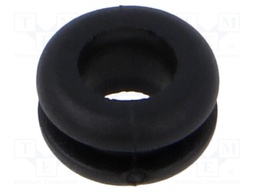 Grommet; black; UL94HB; TPR