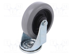 Transport wheel; Ø: 125mm; W: 36mm; H: 156mm; torsional; 150kg