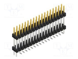 Connector: pin strips; pin header; male; PIN: 36; 2.54mm; SMT; 2x18