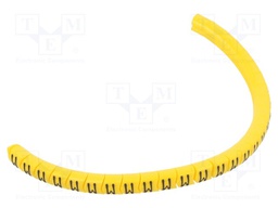 Markers for cables and wires; Label symbol: M; 1.3÷3mm; PVC; PA