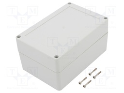 Enclosure: multipurpose; X: 100mm; Y: 150mm; Z: 75mm; ZP; light grey