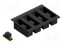 Connector: pin strips; pin header; male; PIN: 14; 2.54mm; SMT; 2x7