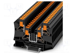 Splice terminal: rail; PTV; 41A; 1kV; push-in; L: 57.6mm; 0.5÷10mm2
