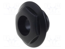 Nut with external thread; for S4 series Jack sockets; black
