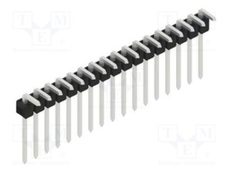 Connector: pin strips; pin header; male; PIN: 17; 2.54mm; THT; 1x17