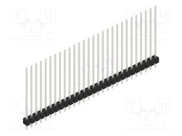 Connector: pin strips; pin header; male; PIN: 28; 2.54mm; THT; 1x28