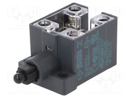 Limit switch; plastic plunger; NO + NC; 10A; max.400VAC; IP20