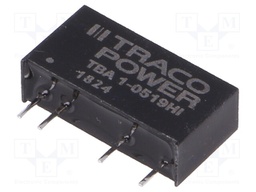 Converter: DC/DC; 1W; Uin: 4.5÷5.5V; Uout: 9VDC; Iout: 111mA; SIP7
