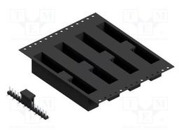 Connector: pin strips; pin header; male; PIN: 14; 2.54mm; SMT; 1x14