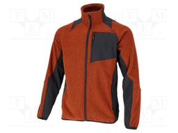 Sweatshirt; Size: XXXL; orange-black; multi use; 260g/m2