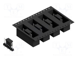 Connector: pin strips; pin header; male; PIN: 7; 2.54mm; SMT; 1x7