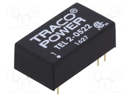 Converter: DC/DC; 2W; Uin: 4.5÷9V; Uout: 12VDC; Uout2: -12VDC; DIP16