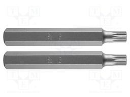 Screwdriver bit; spline (12-angles); XZN M8; Overall len: 75mm