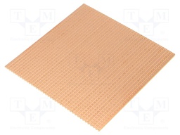 Board: universal; single sided,prototyping; W: 100mm; L: 100mm
