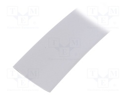 Heat shrink sleeve; glueless; 2: 1; 19mm; grey; polyolefine